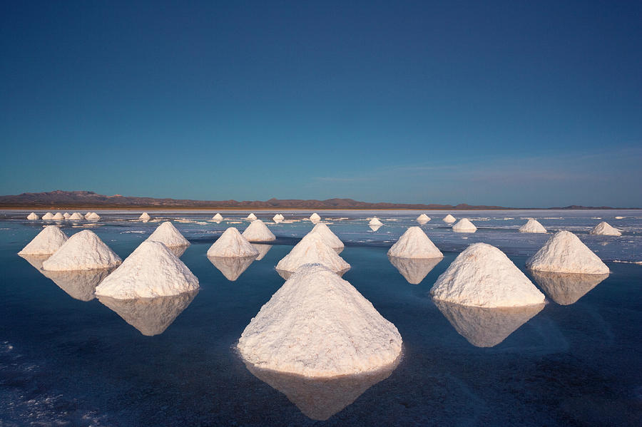Piles Of Salt Dry In The Arid Photograph by Mint Images/ Art Wolfe