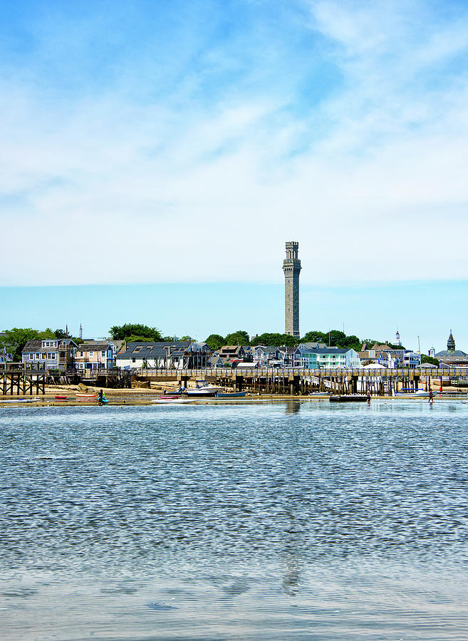 Pilgrim Monument Photograph - Pilgrim Monument Over Provincetown Harbor - Massachusetts by Brendan Reals Pilgrim Monument Photograph - Pilgrim Monument Over Provincetown Harbor - Massachusetts by Brendan Reals