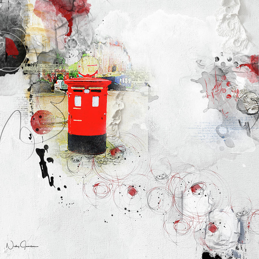 Pillar-Box Times  Digital Art by Nicky Jameson