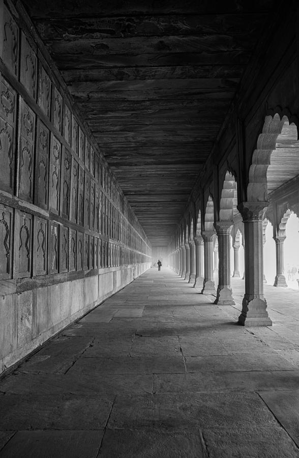 Architecture Photograph - Pillars by Nilendu Banerjee