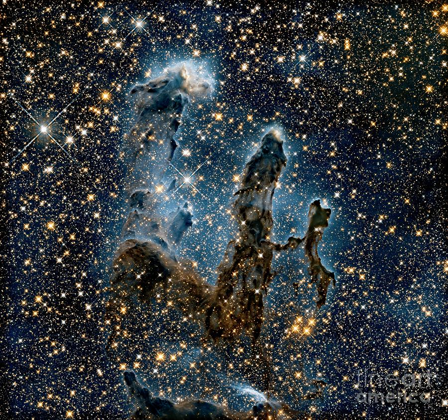 Pillars Of Creation Photograph by Nasa, Esa, And The Hubble Heritage Team (stsci/aura)/science Photo Library