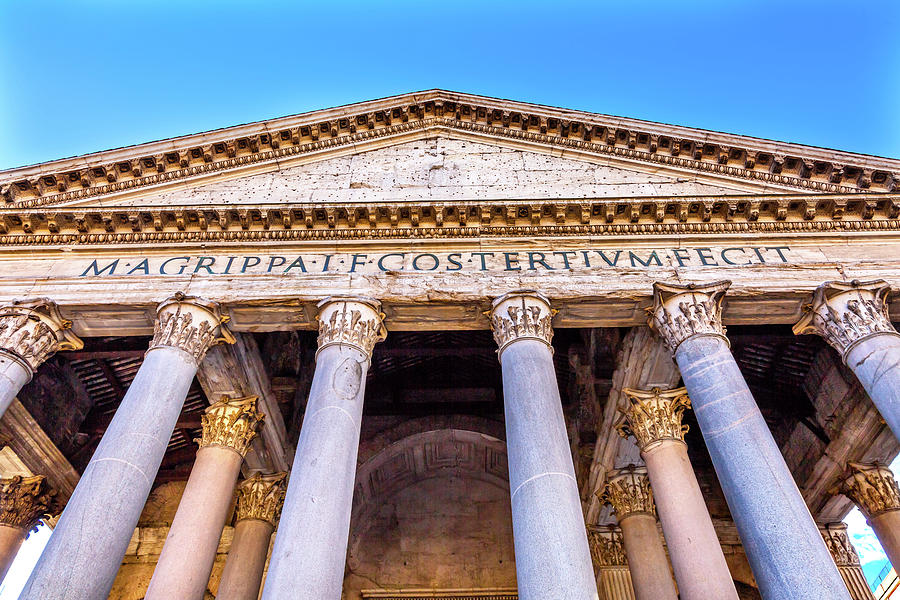 Pillars, Pantheon, Rome Photograph by William Perry | Fine Art America