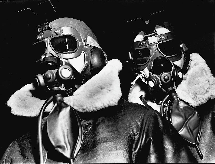 Pilots Of American Eighth Bomber Photograph by Margaret Bourke-White