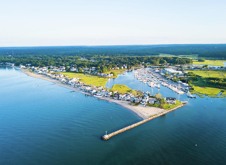 Pilots Point Marina, Westbrook, Connecticut Photograph by Mark Dondero