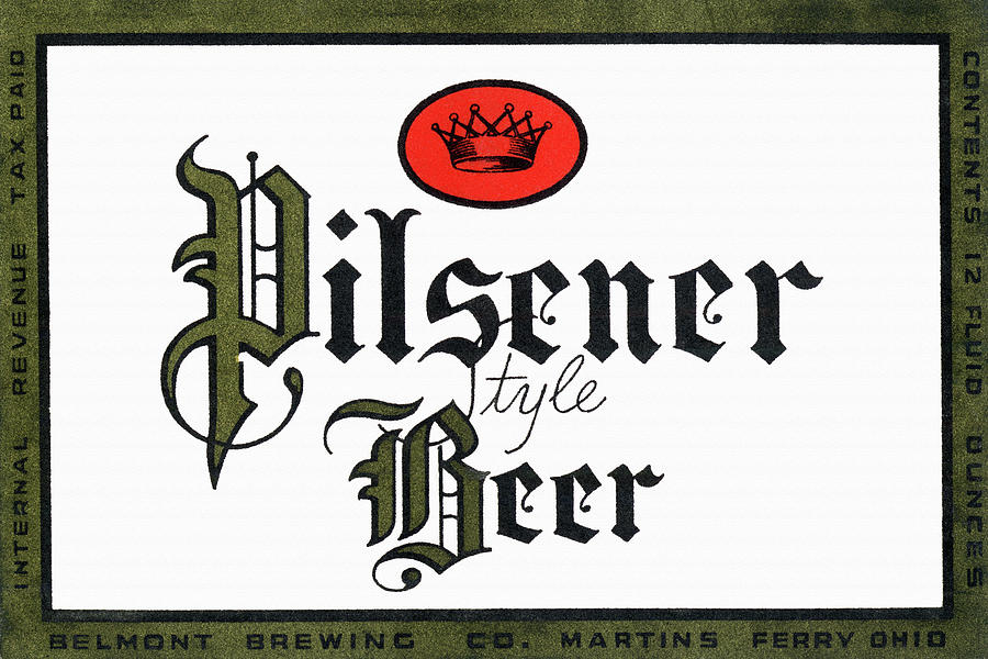 Beer Painting - Pilsener Style Beer by Unknown