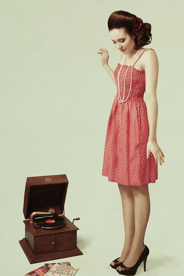 Vintage Photograph - Pin Up Girl IIi by Bart Peeters