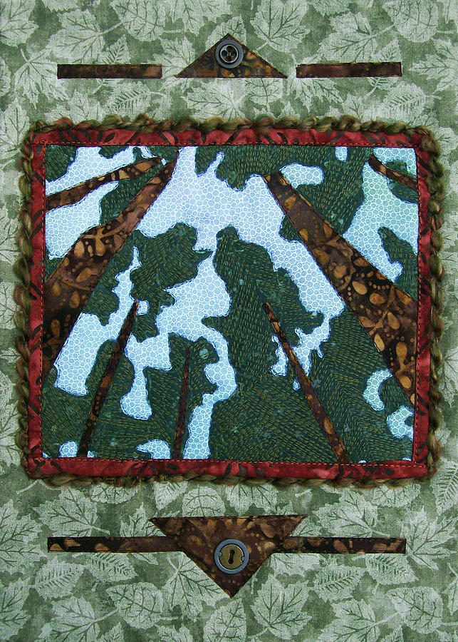 Pine Forest up Tapestry - Textile by Pam Geisel