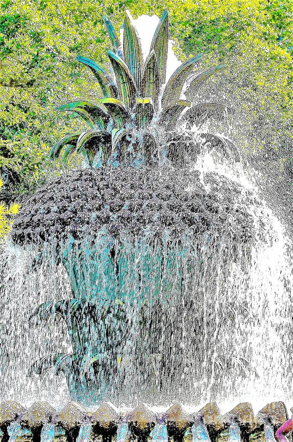 Pineapple Fountain Photograph by Merle Grenz