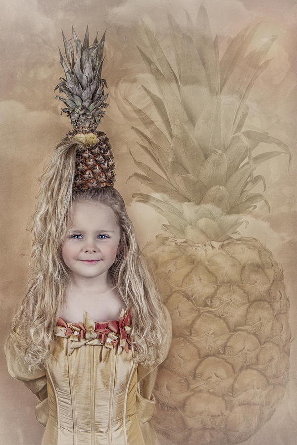 Pineapple Girl Photograph by Carola Kayen-mouthaan