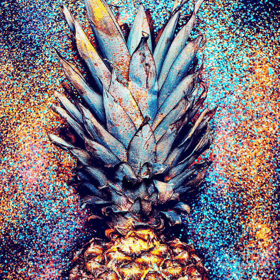 Sparkle Photograph - Pineapple Shine Fashion Minimalism by Evgeniya Porechenskaya Sparkle Photograph - Pineapple Shine Fashion Minimalism by Evgeniya Porechenskaya