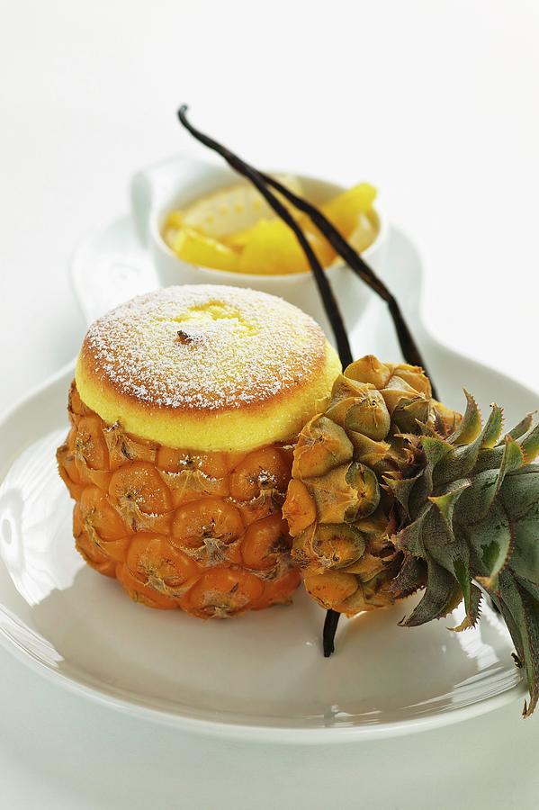 Pineapple Soufflé With Yoghurt And Vanilla Photograph by Herbert ...