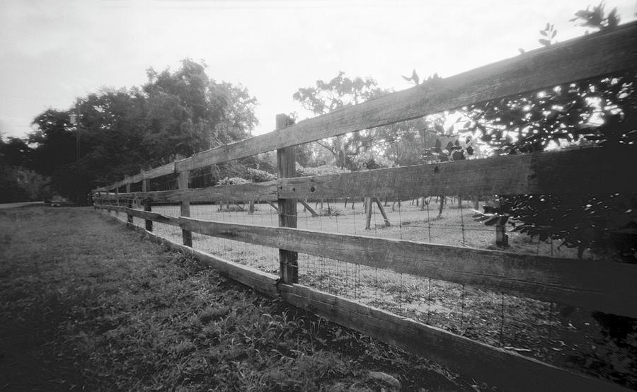 Pinhole fence 071904 Photograph by Rudy Umans