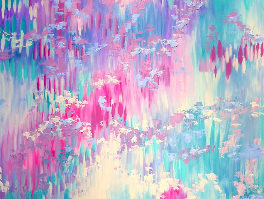 Pink Abstract Painting Painting