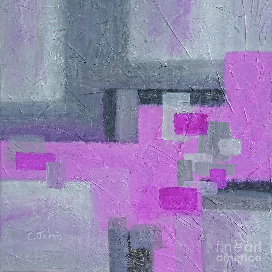 Pink and Grey Blocks by Carolyn Jarvis Pink and Grey Blocks by Carolyn Jarvis