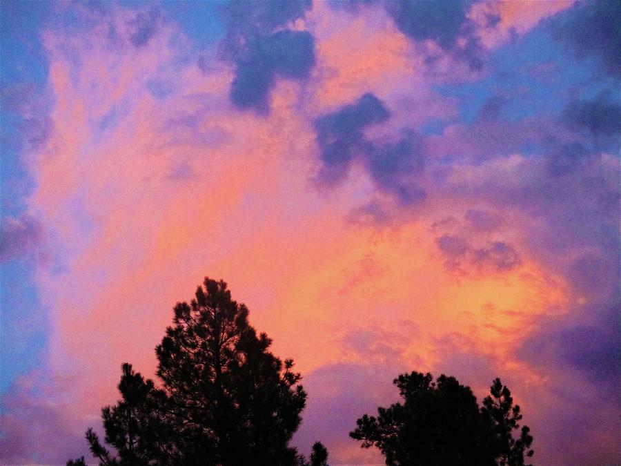 Pink and Orange Sky Photograph by Caroline Haldeman - Fine Art America