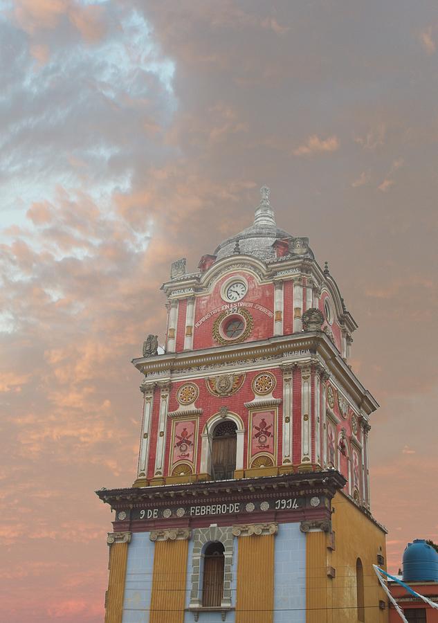Pink Architectural Delight Guatemala Photograph by Douglas Barnett