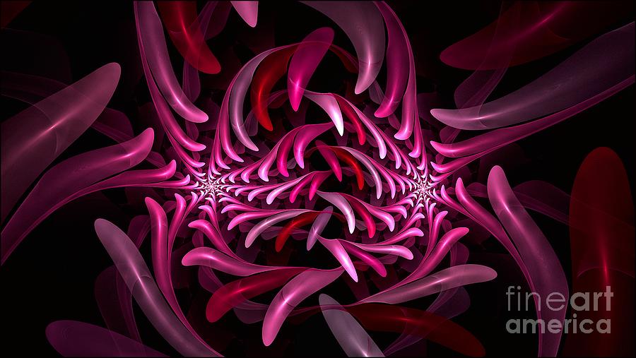 Pink Arugula Digital Art by Doug Morgan
