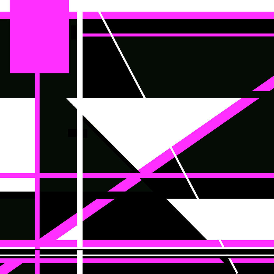 Pink Black 010 by Elastic Pixels Pink Black 010 by Elastic Pixels
