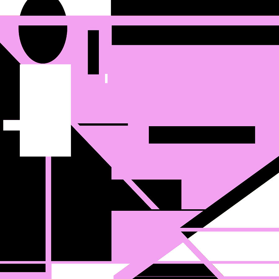 Pink Black 011 by Elastic Pixels Pink Black 011 by Elastic Pixels