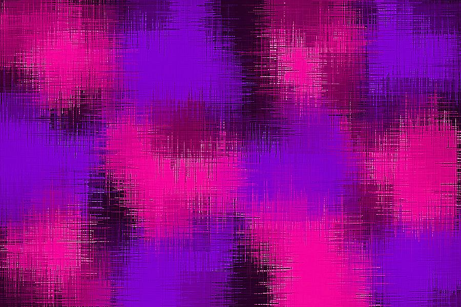 Pink Blue And Purple Painting Abstract With Black Background Painting