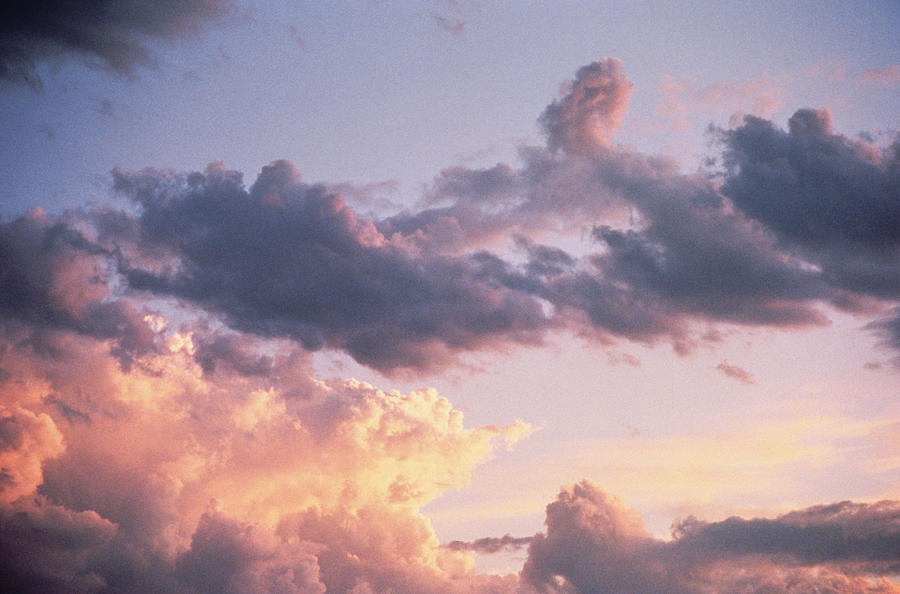 Pink Clouds In Sky By Photodisc