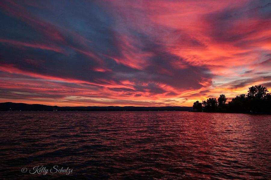 Pink Fire in the Sky Photograph by Kelly Schulze - Fine Art America