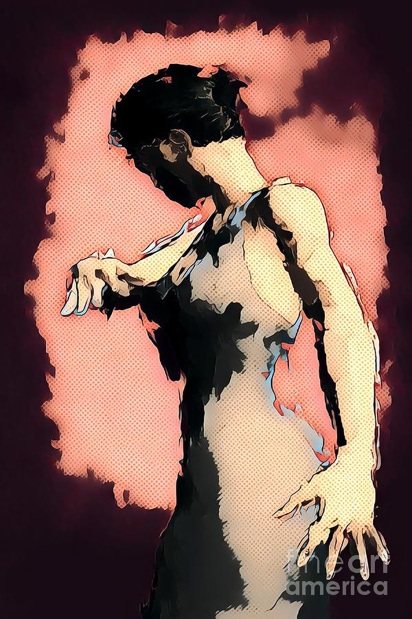 Pink Flamenco Painting
