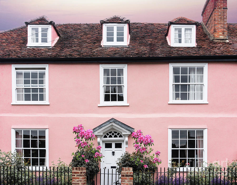 pretty pink houses