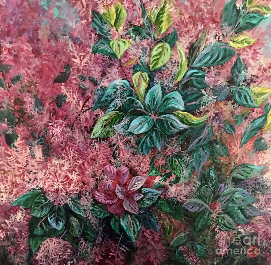 Pink Infusion Painting by Linda Markwardt