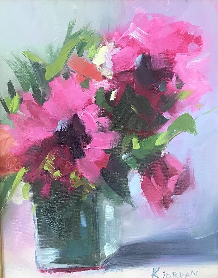 Pink Is The New Red Painting by Karen Jordan Pink Is The New Red Painting by Karen Jordan