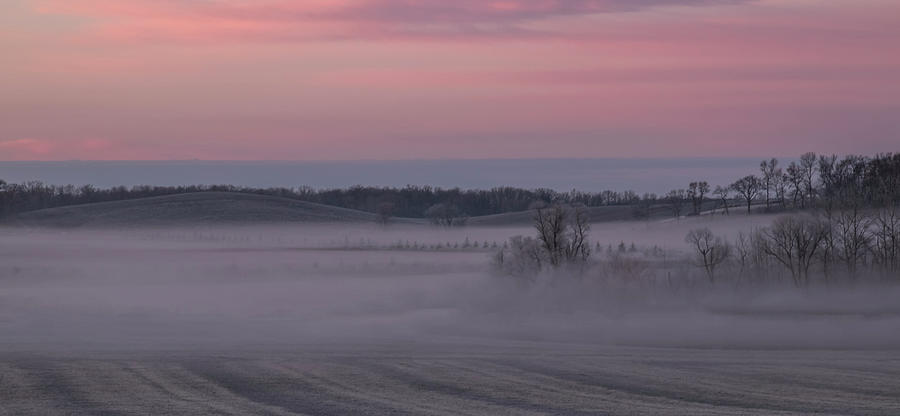Pink Misty Morning #2 - Rolling Hills by Patti Deters Pink Misty Morning #2 - Rolling Hills by Patti Deters
