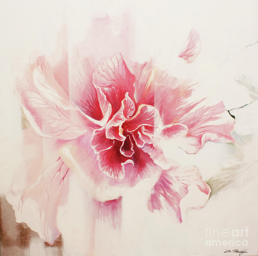 Pink Monegasque Painting by Lin Petershagen
