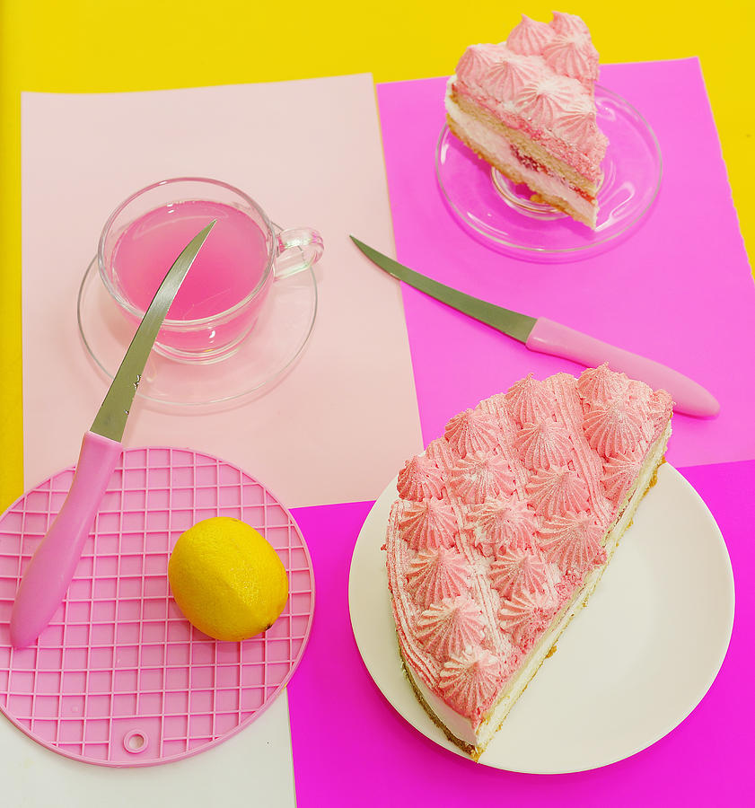 Cake Photograph - Pink Mood by Elena Gromova