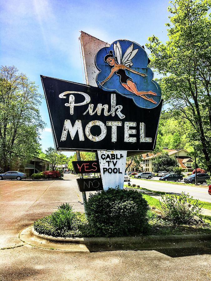 Pink Motel IMG_4505 Photograph by Michael Thomas