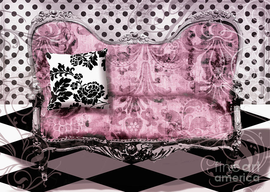 Pink Parlor Painting by Mindy Sommers