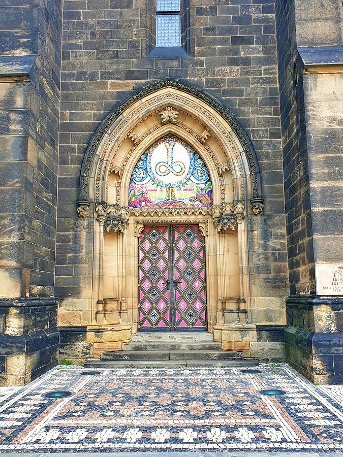 Grand Church Doorway Photograph by Andrea Whitaker