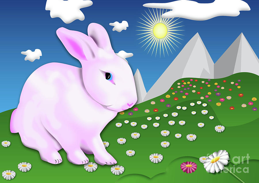 pink Rabbit by Fabian Roessler pink Rabbit by Fabian Roessler