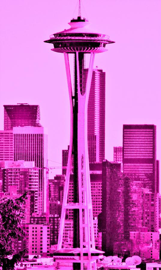Pink Seattle Photograph by Martin Cline