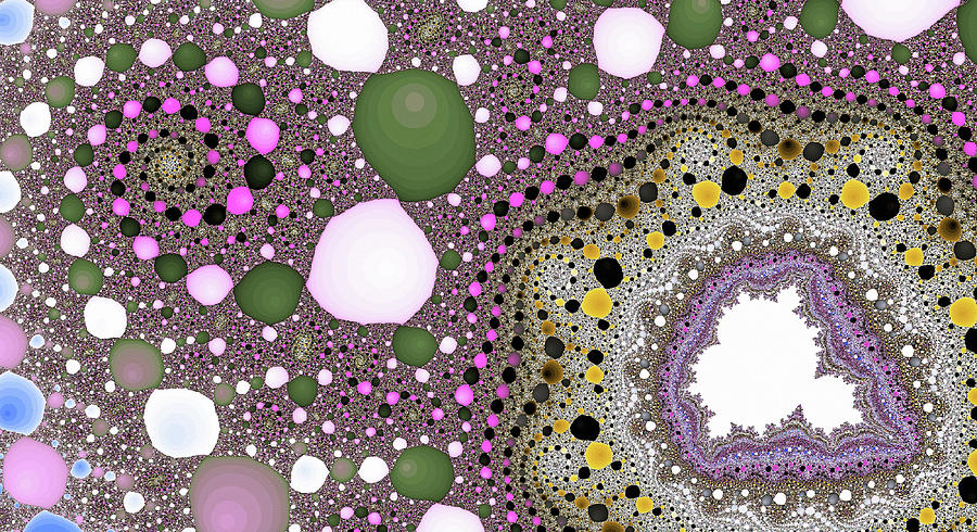 Pink Spiral Lake Fractal Art Digital Art by Don Northup