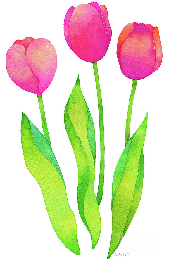 Pink Tulips Painting