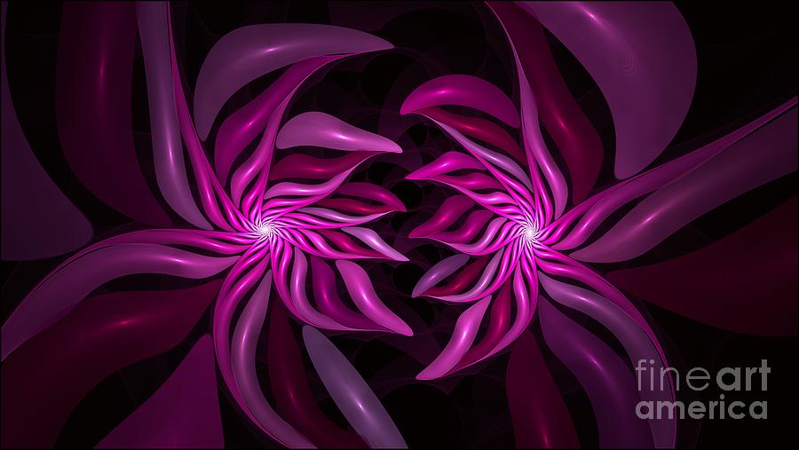 Pink Twist Digital Art by Doug Morgan