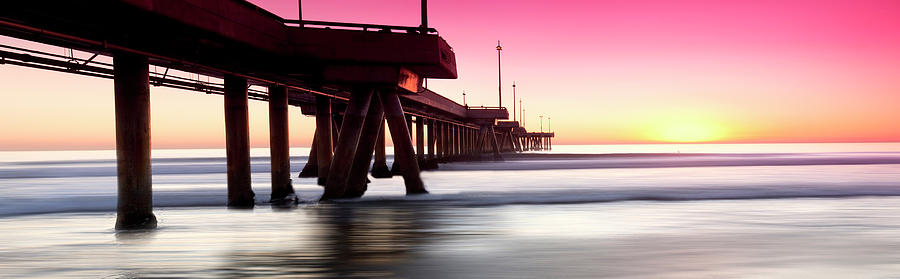 Sunset Photograph - Pink Venice by Sean Davey