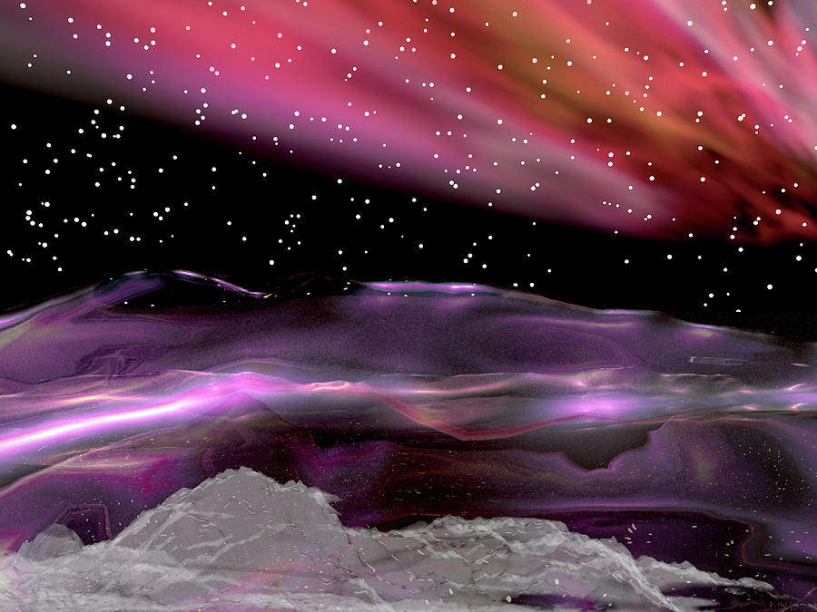 Pink Waves Digital Art by Michele Wilson