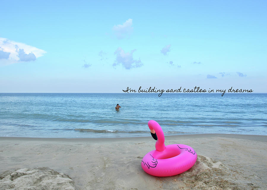 PINKED FLAMINGO quote Photograph by JAMART Photography