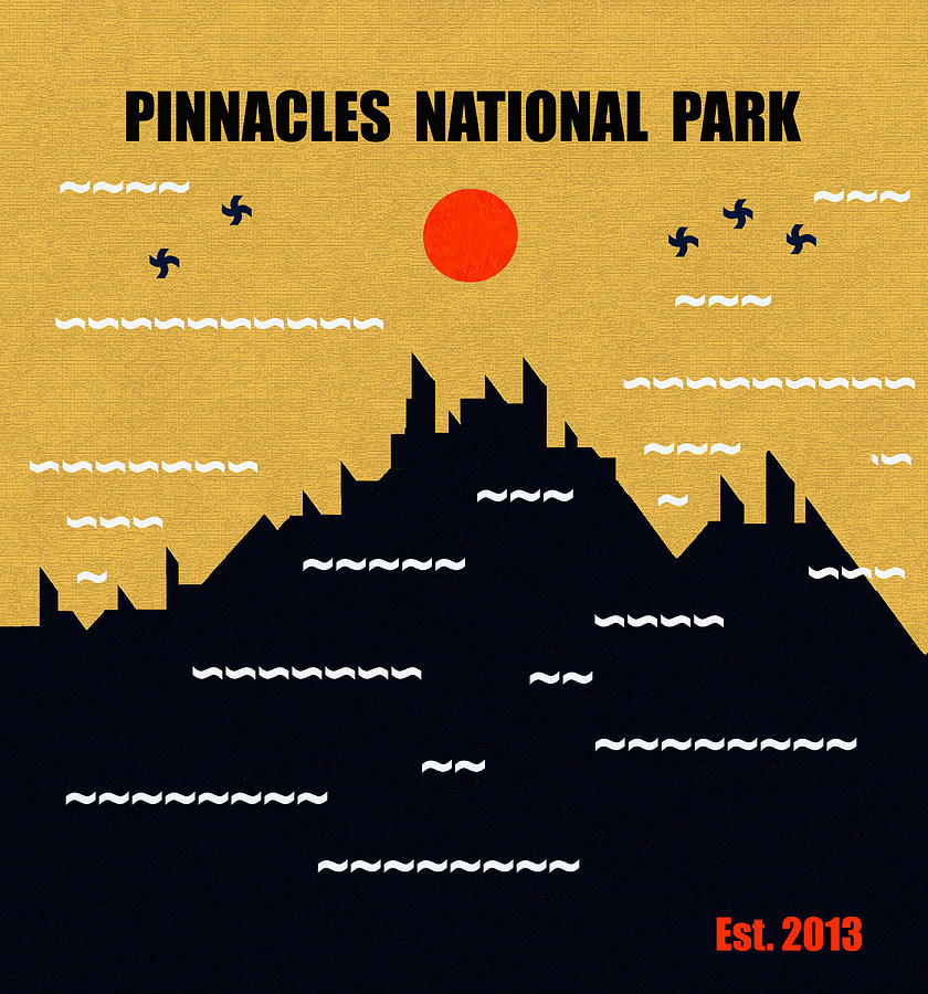 Pinnacles N. P. M series Mixed Media by David Lee Thompson