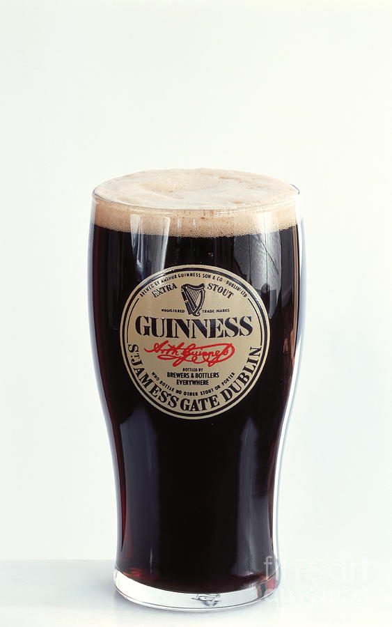 Alcohol Photograph - Pint Of Guinness by Maximilian Stock Ltd/science Photo Library