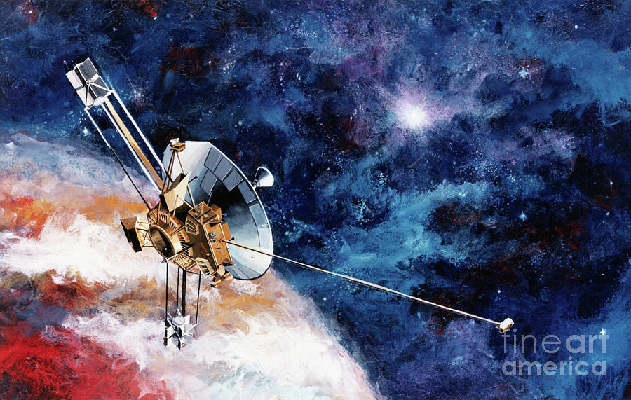Pioneer 10 Spaceprobe Photograph by Bettmann
