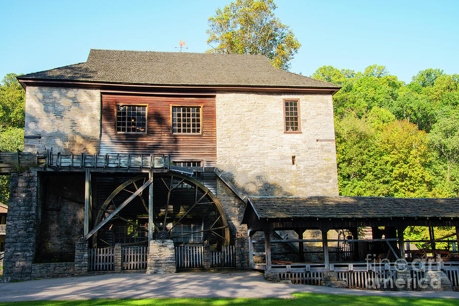 Pioneer Village Grist Mill and Saw Mill Two Photograph by Bob Phillips