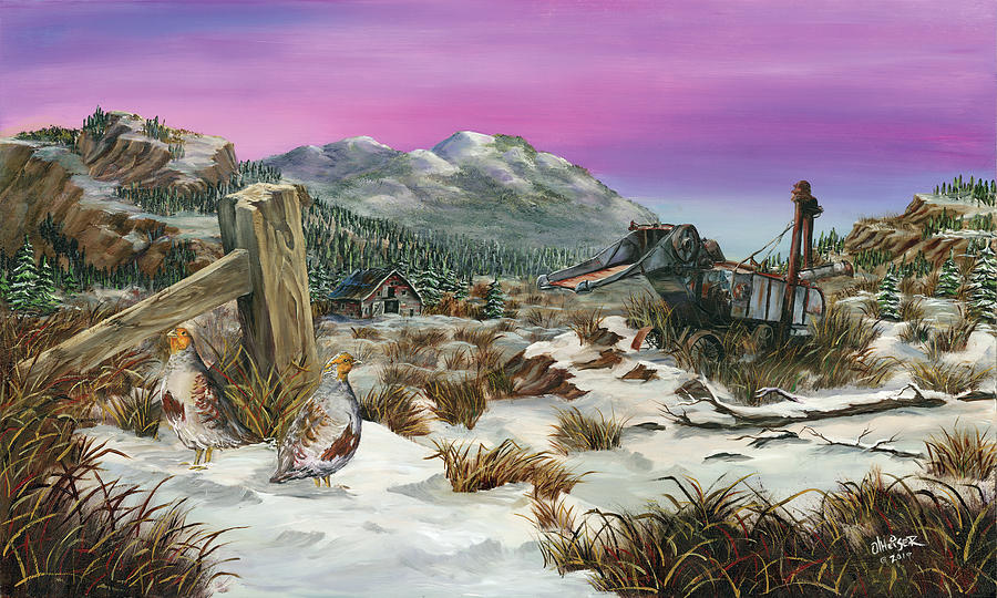 Mountain Painting - Pioneers  by Jim Olheiser