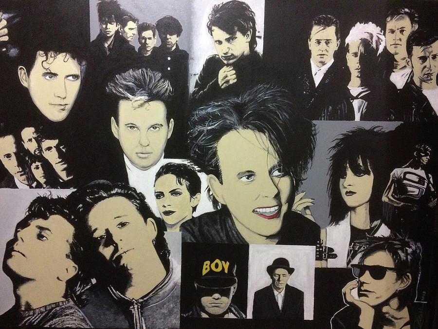 Pioneers Of New Wave 80 S Painting By Rodolfo Quejado